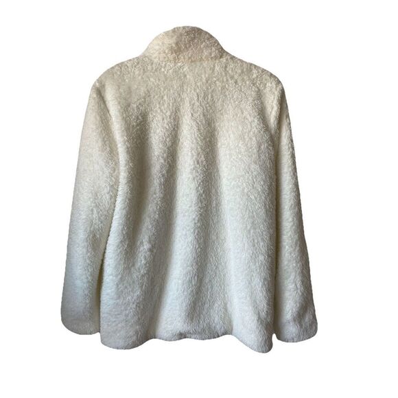 New PATAGONIA Women's Los Gatos Fleece Jacket Birch White LARGE - Picture 3 of 3